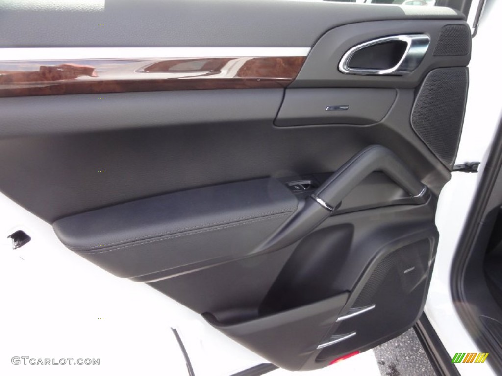 2012 Porsche Cayenne Standard Cayenne Model Black Door Panel Photo #63228924