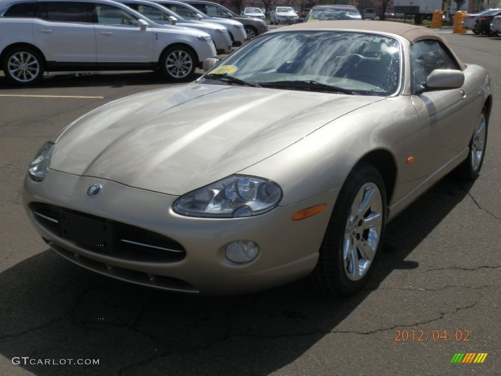 2006 XK XK8 Convertible - Satin Silver Metallic / Cashmere photo #2