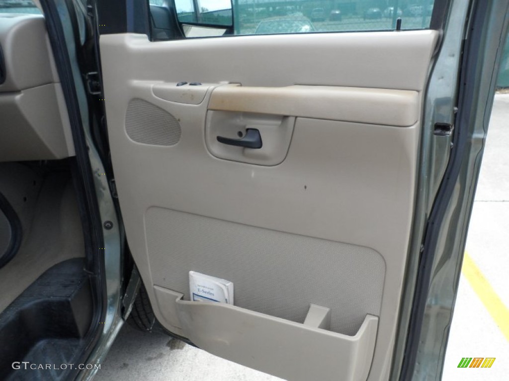 2004 E Series Van E350 Super Duty XL 15 Passenger - Estate Green Metallic / Medium Pebble photo #19