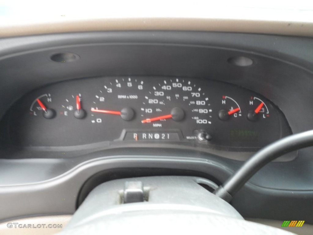 2004 Ford E Series Van E350 Super Duty XL 15 Passenger Gauges Photo #63231780