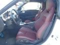  2012 370Z Sport Touring Roadster Wine Red Interior