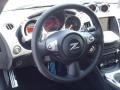 Wine Red 2012 Nissan 370Z Sport Touring Roadster Steering Wheel
