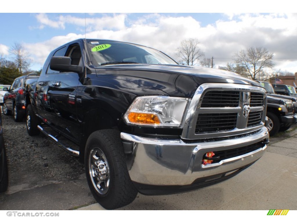 2012 Ram 2500 HD SLT Crew Cab 4x4 - Black / Dark Slate/Medium Graystone photo #4