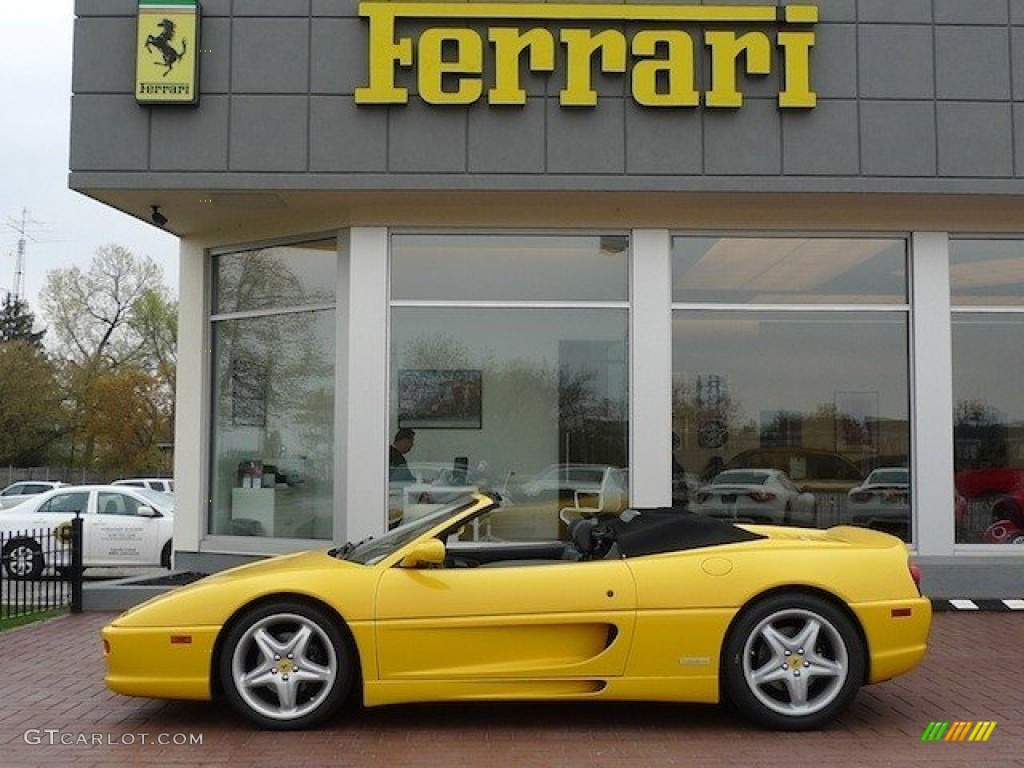Yellow 1999 Ferrari 355 F1 Spider Exterior Photo #63234057