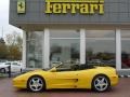 Yellow 1999 Ferrari 355 F1 Spider