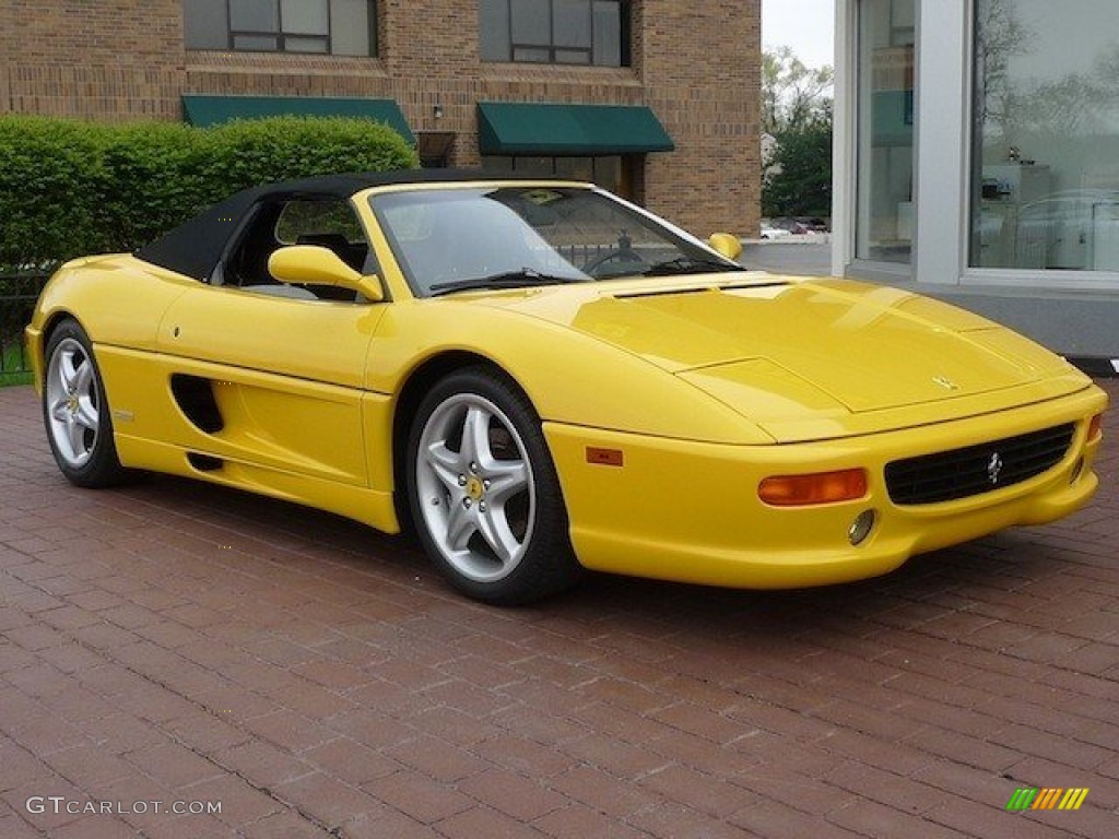 Yellow 1999 Ferrari 355 F1 Spider Exterior Photo #63234309