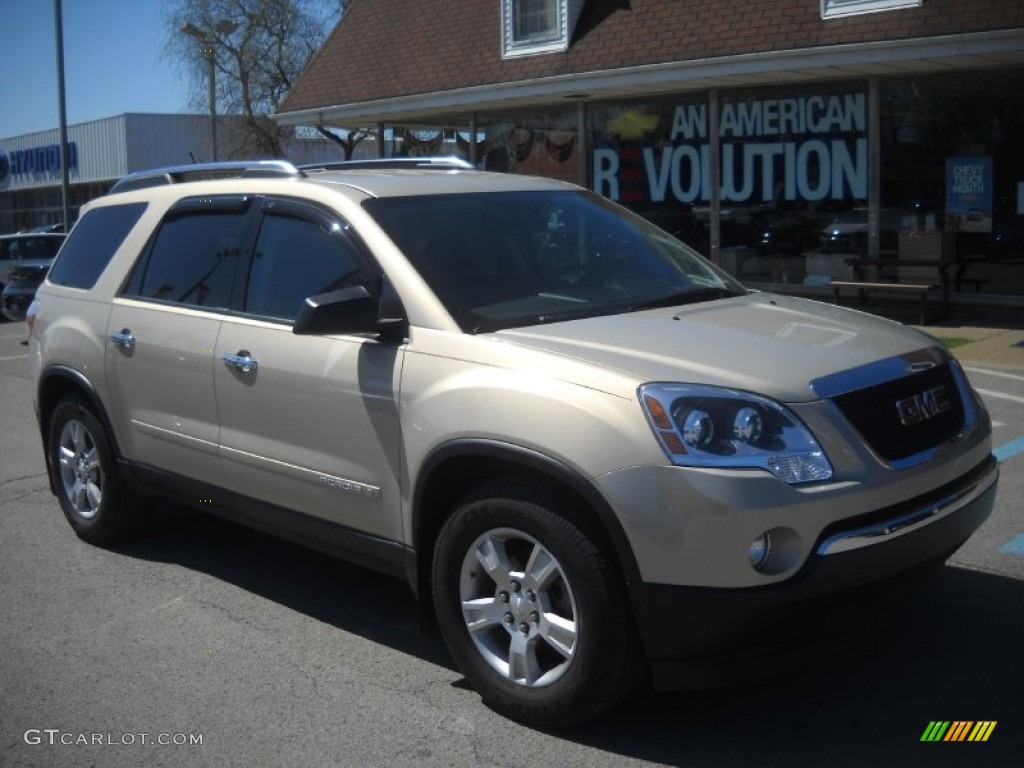 2008 Acadia SLE AWD - Gold Mist Metallic / Ebony photo #1