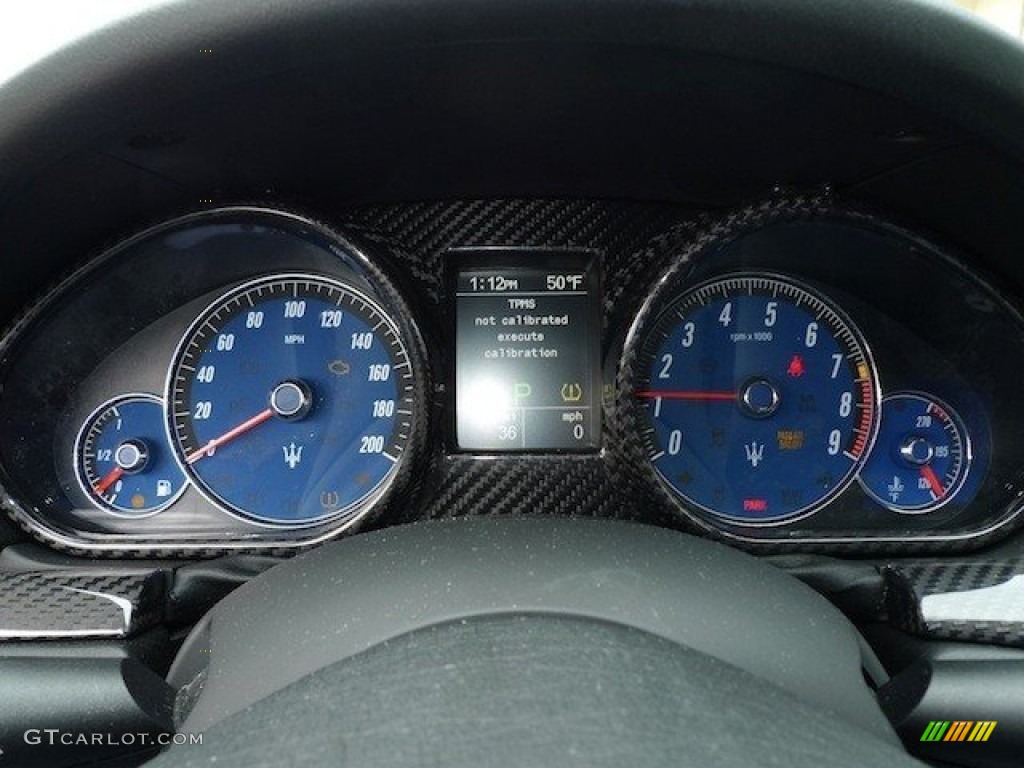 2012 Maserati GranTurismo MC Coupe Gauges Photo #63234588