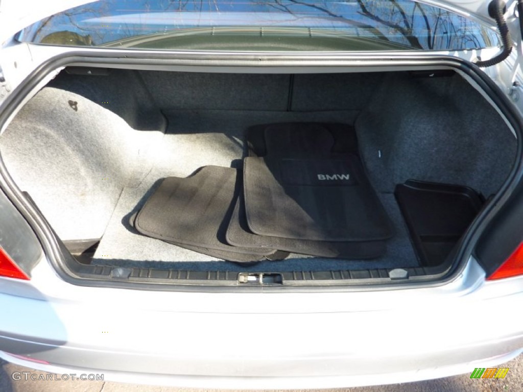 2004 3 Series 325i Coupe - Titanium Silver Metallic / Black photo #31