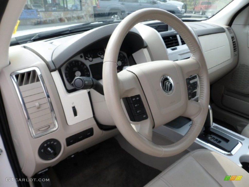 2011 Mercury Mariner Premier V6 AWD Stone Dashboard Photo #63234918