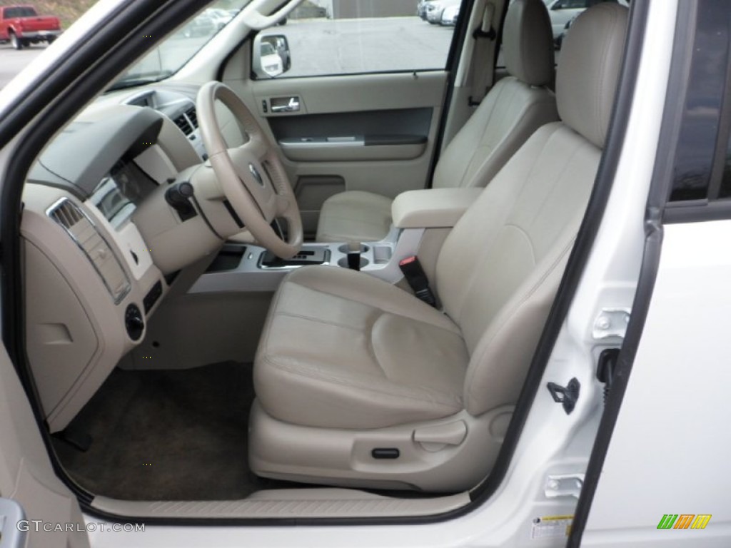 Stone Interior 2011 Mercury Mariner Premier V6 AWD Photo #63234931