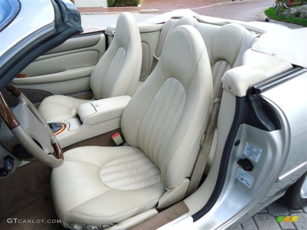 1999 XK XK8 Convertible - Meteorite SIlver Metallic / Ivory photo #4