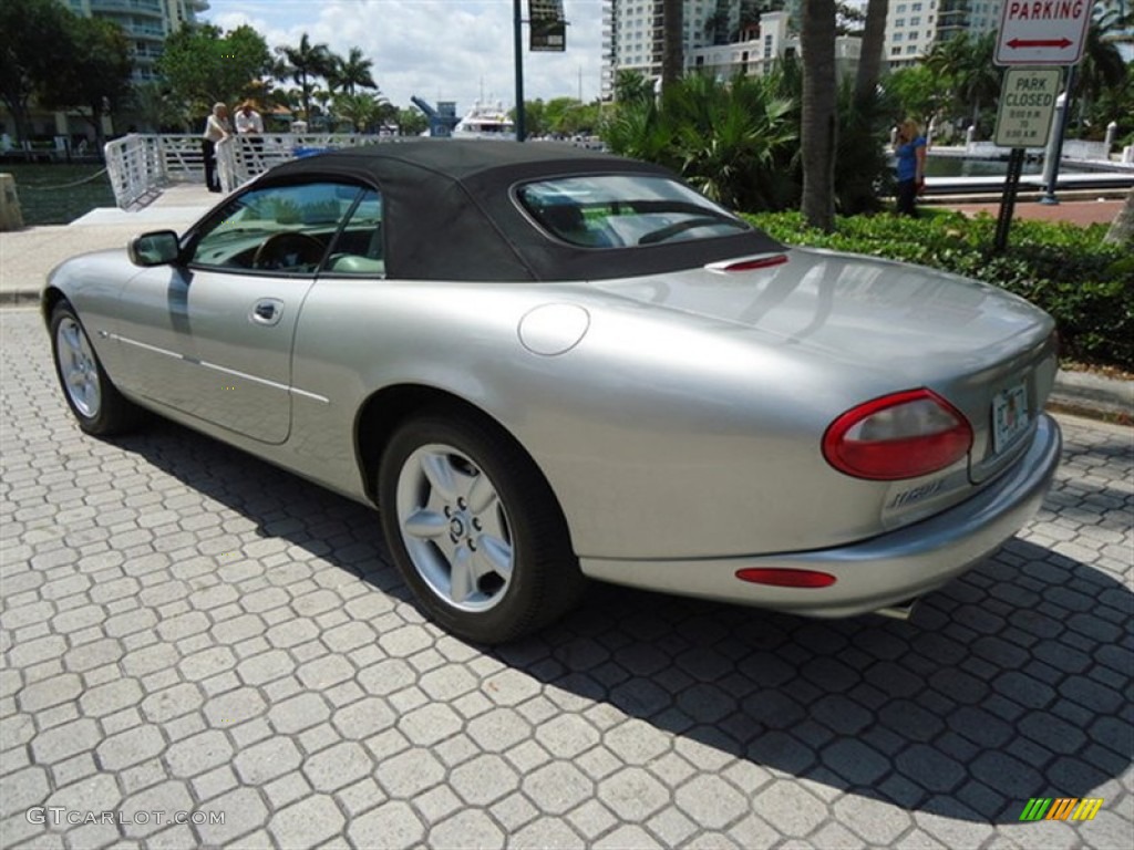 1999 XK XK8 Convertible - Meteorite SIlver Metallic / Ivory photo #5