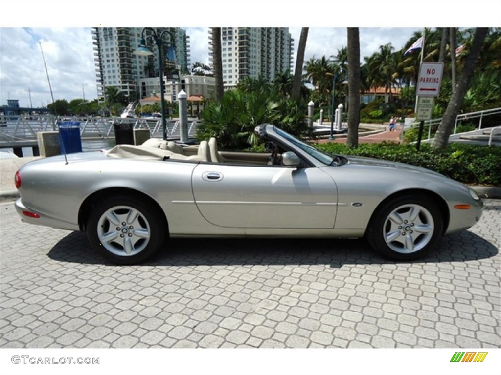 1999 XK XK8 Convertible - Meteorite SIlver Metallic / Ivory photo #9