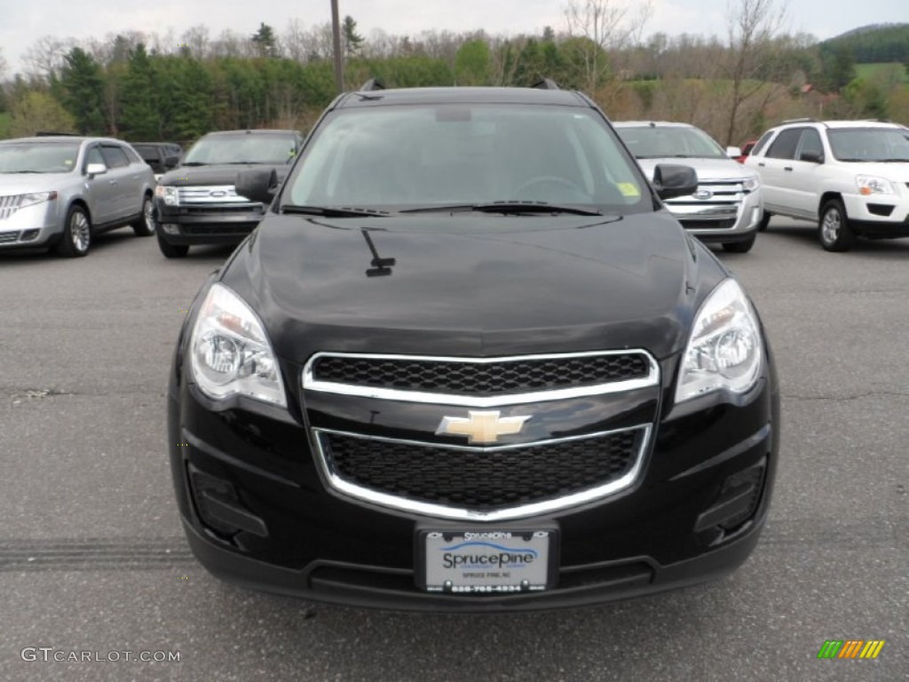 2010 Equinox LT AWD - Black / Jet Black photo #2