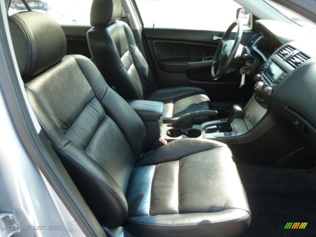 2005 Accord EX-L Sedan - Satin Silver Metallic / Black photo #11