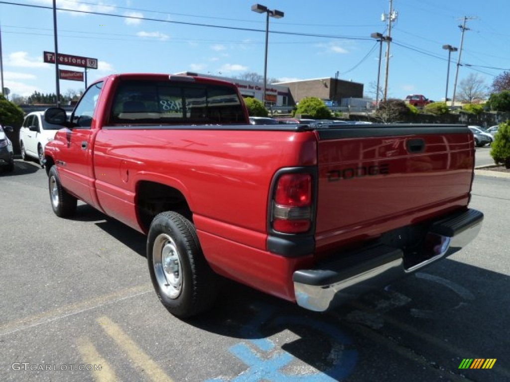 2001 Ram 1500 ST Regular Cab - Flame Red / Agate photo #3