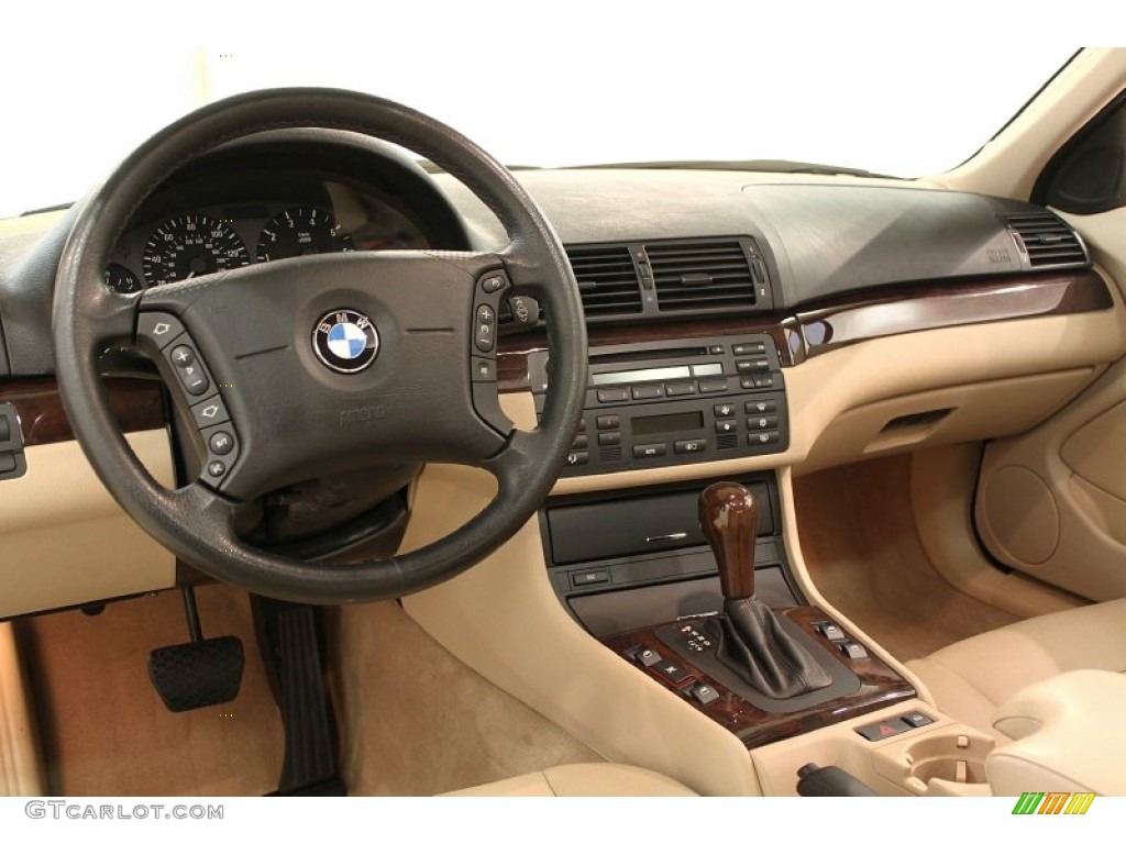 2003 BMW 3 Series 325i Sedan Sand Dashboard Photo #63236616
