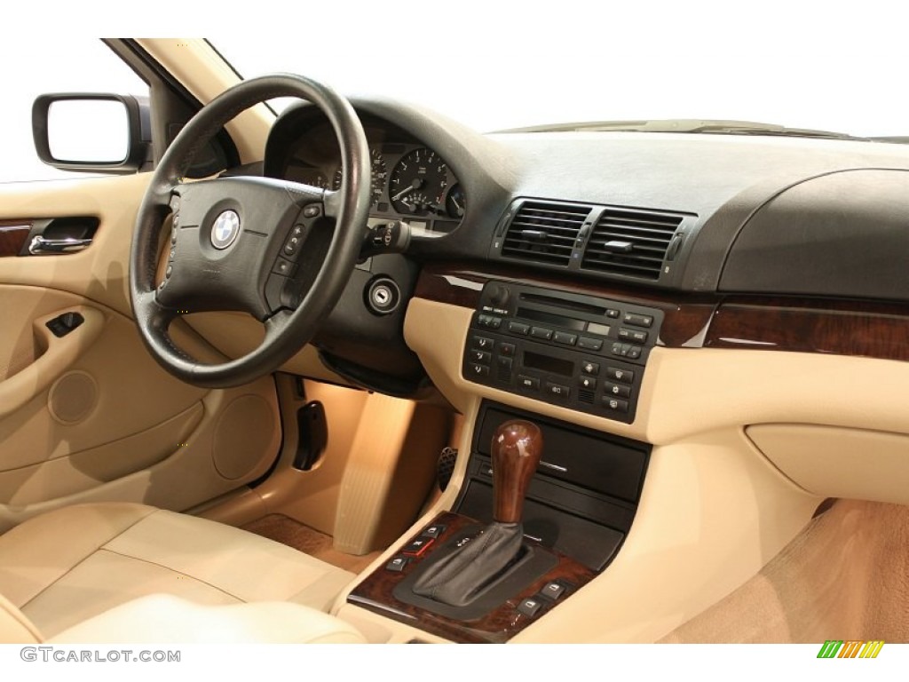 2003 3 Series 325i Sedan - Steel Blue Metallic / Sand photo #16