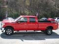 2012 Vermillion Red Ford F350 Super Duty Lariat Crew Cab 4x4  photo #5