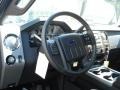 Black 2012 Ford F350 Super Duty Lariat Crew Cab 4x4 Steering Wheel