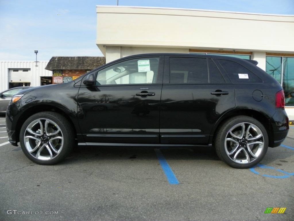 2013 Edge Sport AWD - Tuxedo Black Metallic / Charcoal Black/Liquid Silver Smoke Metallic photo #1