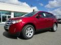 2013 Ruby Red Ford Edge SEL AWD  photo #2
