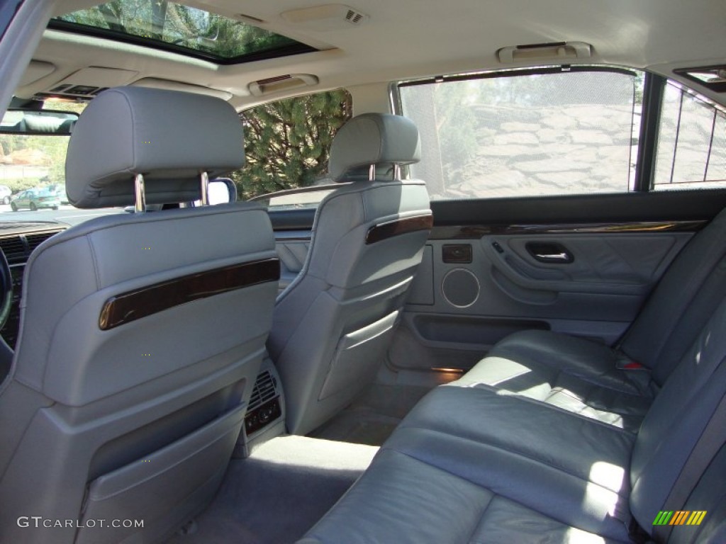 2000 BMW 7 Series 750iL Sedan Rear Seat Photos