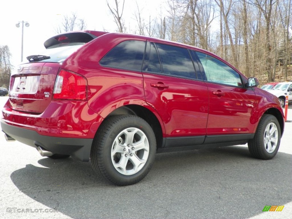 Ruby Red 2013 Ford Edge SEL AWD Exterior Photo #63238549
