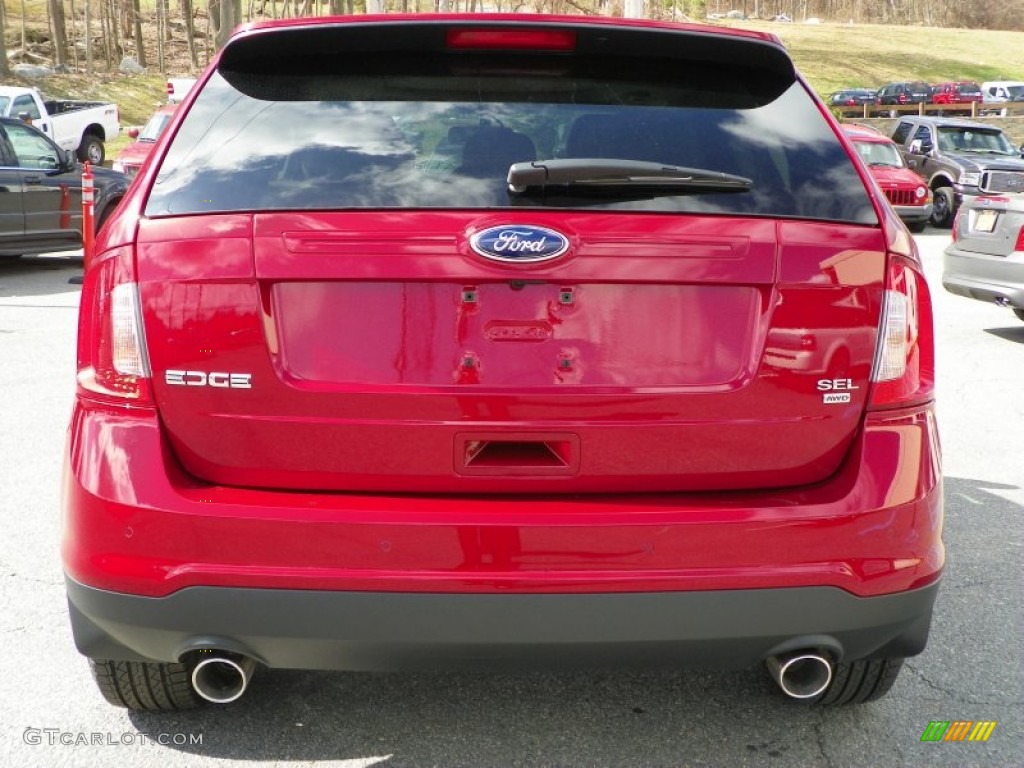 Ruby Red 2013 Ford Edge SEL AWD Exterior Photo #63238556