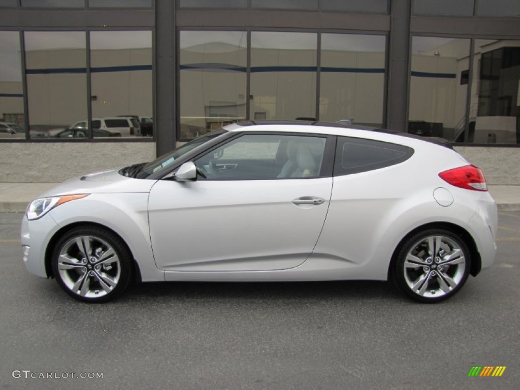 Ironman Silver 2012 Hyundai Veloster Standard Veloster Model Exterior Photo #63239940