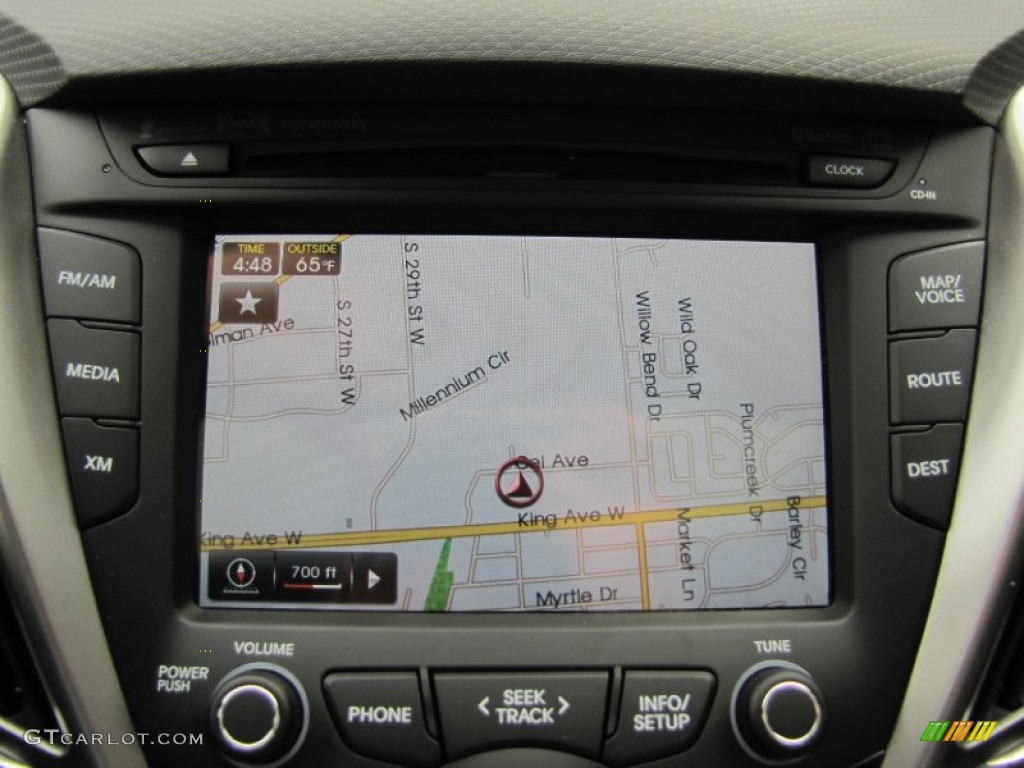 2012 Hyundai Veloster Standard Veloster Model Navigation Photo #63240015