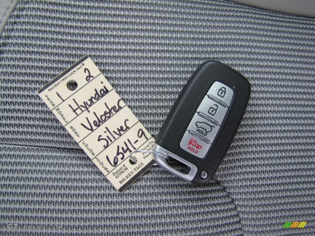 2012 Hyundai Veloster Standard Veloster Model Keys Photos