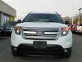 2013 Oxford White Ford Explorer XLT 4WD  photo #3