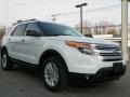 2013 Oxford White Ford Explorer XLT 4WD  photo #4