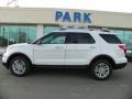 2013 Oxford White Ford Explorer XLT 4WD  photo #9