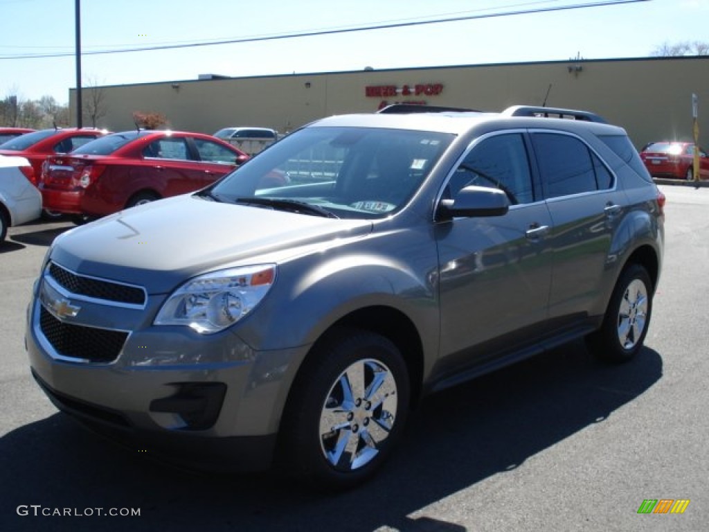 2012 Equinox LT AWD - Graystone Metallic / Jet Black photo #4