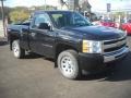 2009 Black Chevrolet Silverado 1500 LS Regular Cab 4x4  photo #8