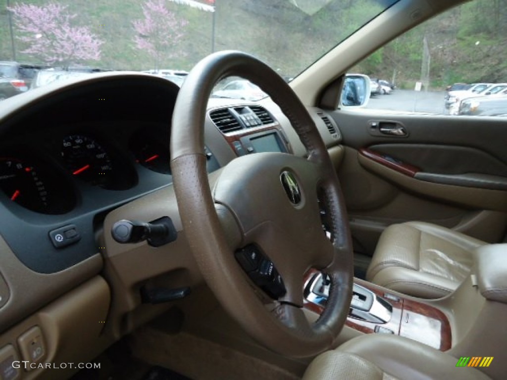 2004 MDX  - Aspen White Pearl / Saddle photo #16