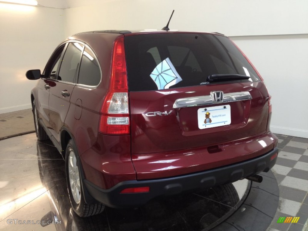 2009 CR-V EX 4WD - Tango Red Pearl / Gray photo #6