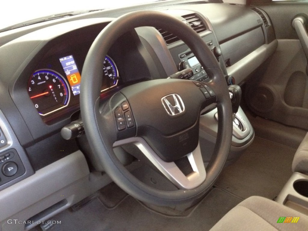 2009 CR-V EX 4WD - Tango Red Pearl / Gray photo #17