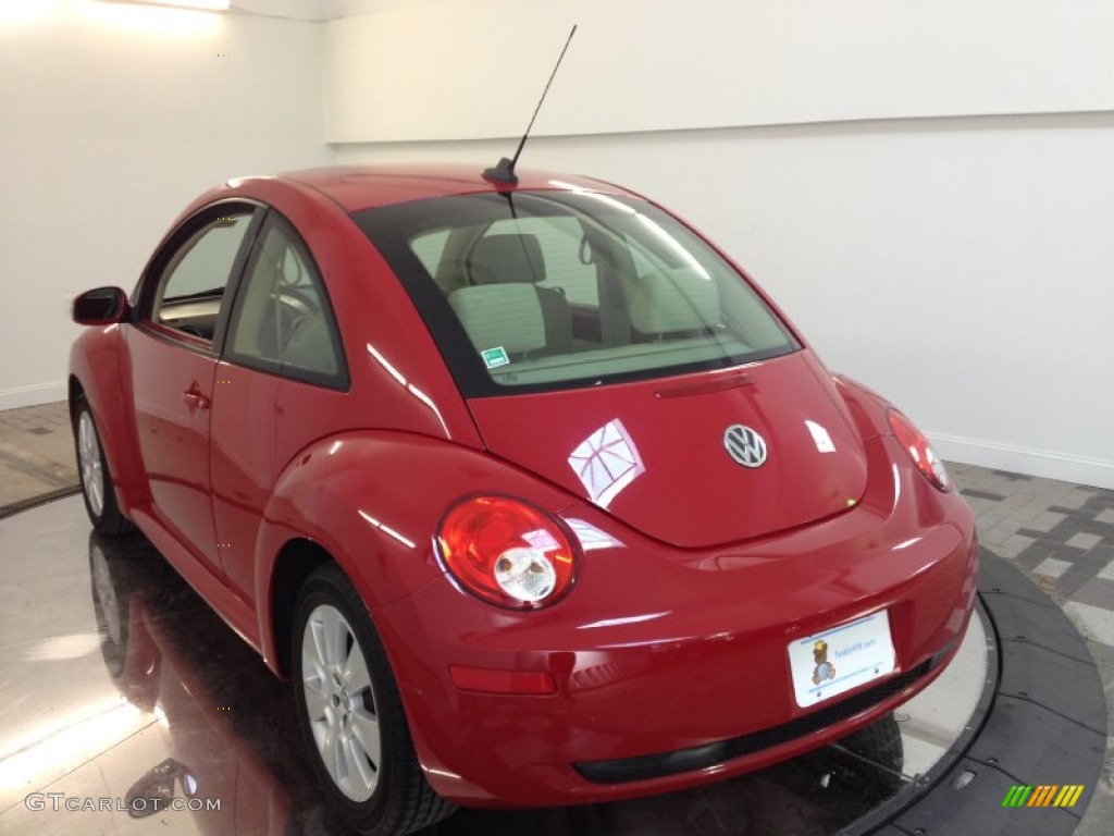 2009 New Beetle 2.5 Coupe - Salsa Red / Cream photo #6