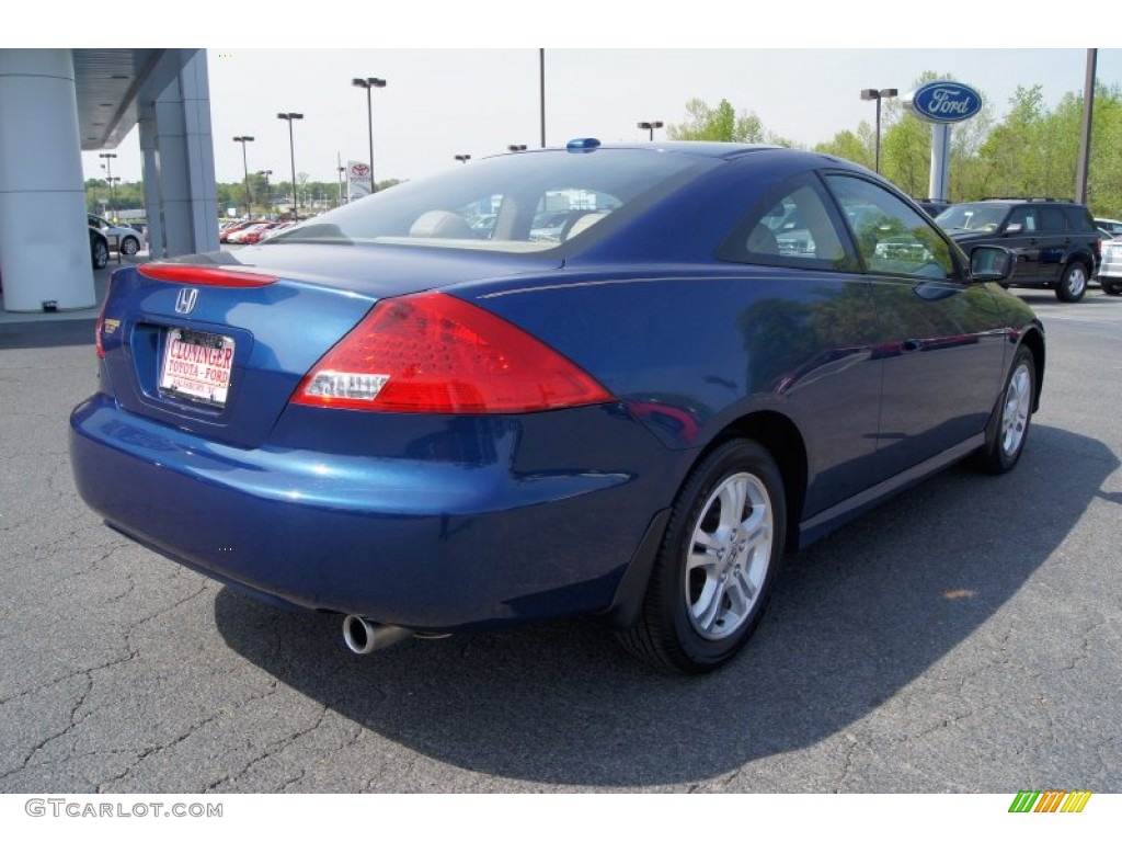 2006 Accord EX-L Coupe - Sapphire Blue Pearl / Ivory photo #3