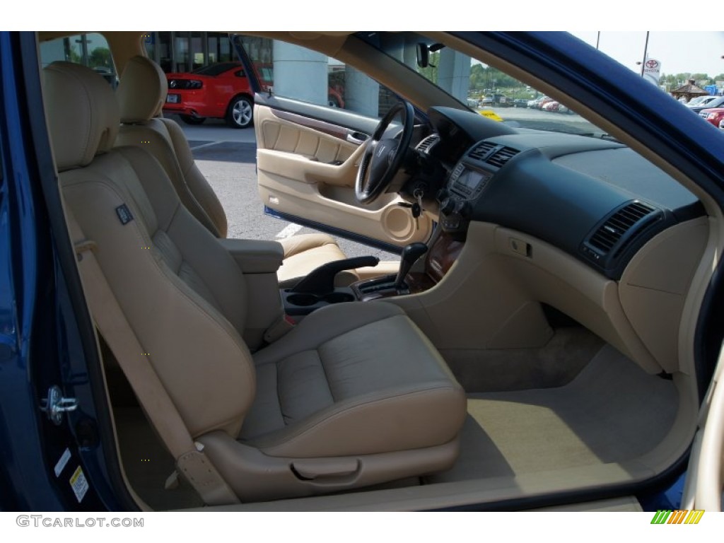 2006 Accord EX-L Coupe - Sapphire Blue Pearl / Ivory photo #12