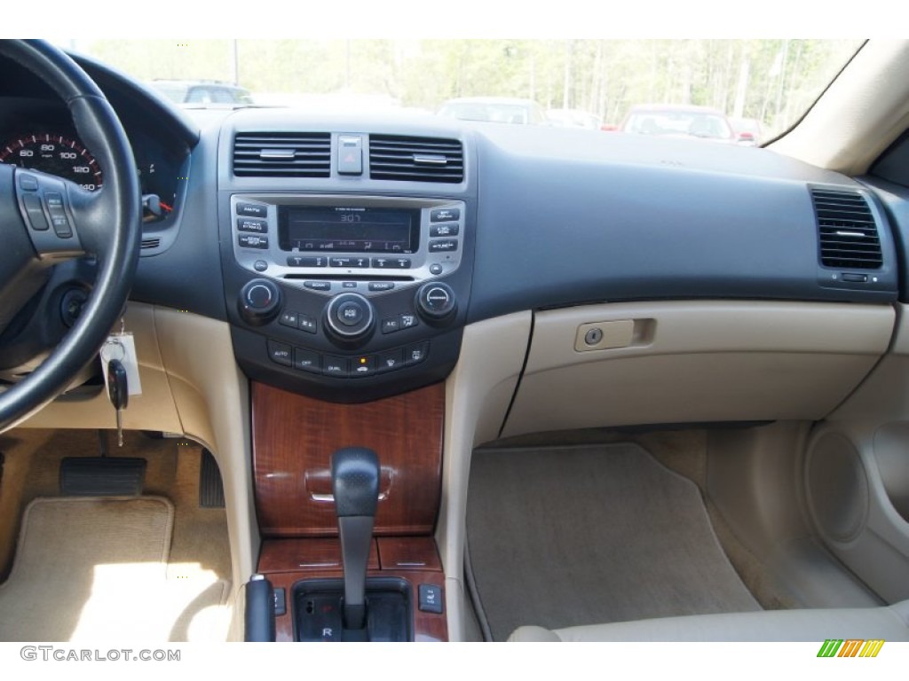 2006 Accord EX-L Coupe - Sapphire Blue Pearl / Ivory photo #28