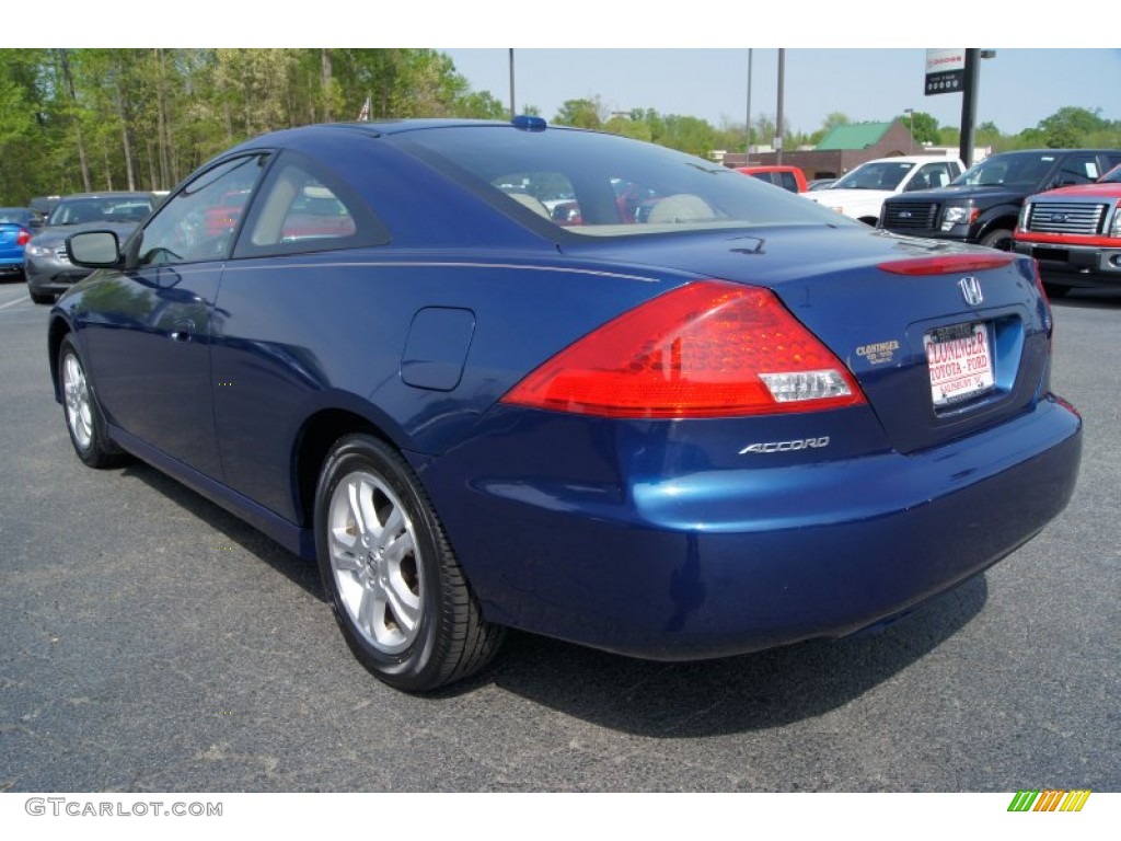 2006 Accord EX-L Coupe - Sapphire Blue Pearl / Ivory photo #33