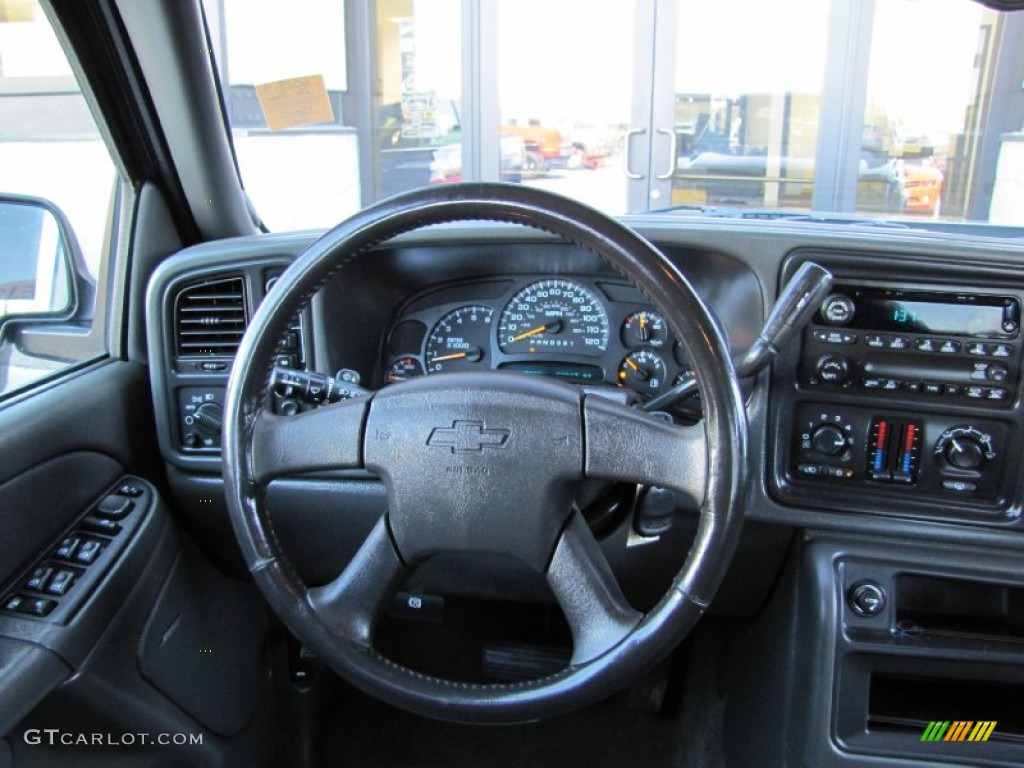 2006 Chevrolet Silverado 1500 LT Crew Cab 4x4 Dark Charcoal Dashboard Photo #63250954