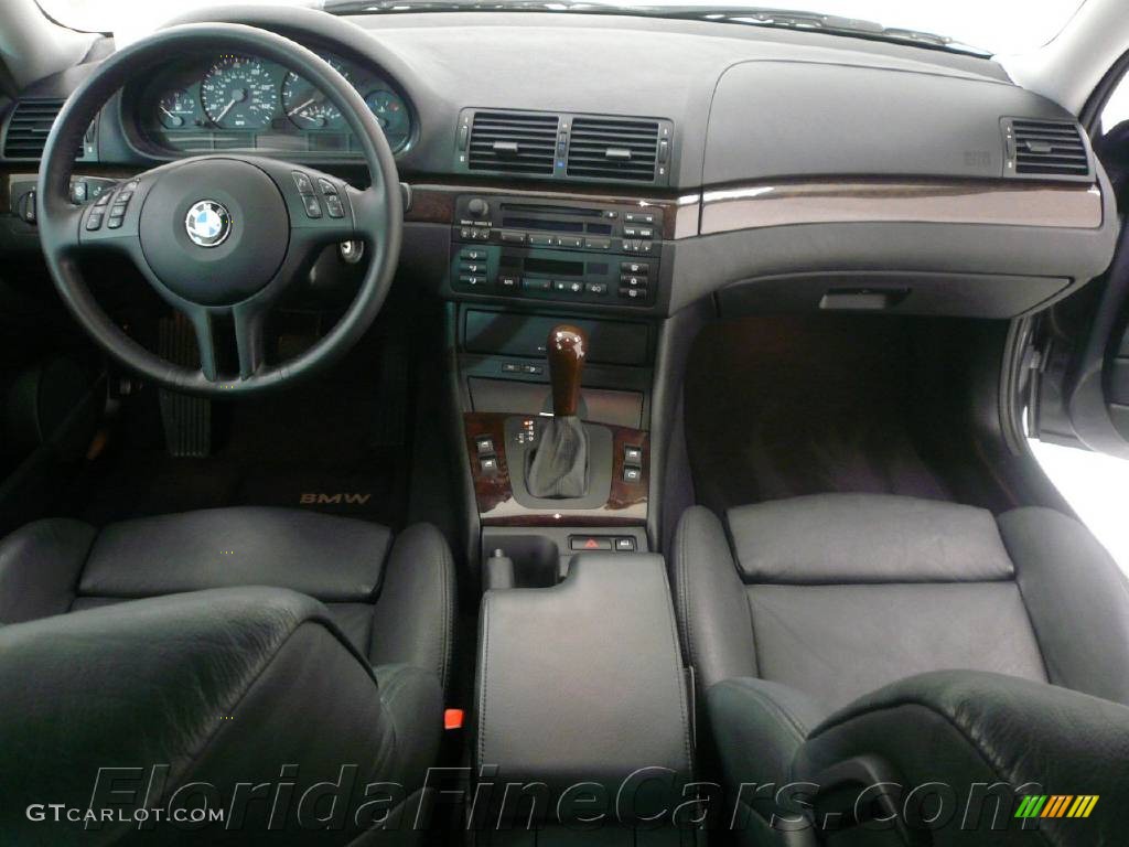 2002 3 Series 325i Coupe - Steel Blue Metallic / Black photo #15