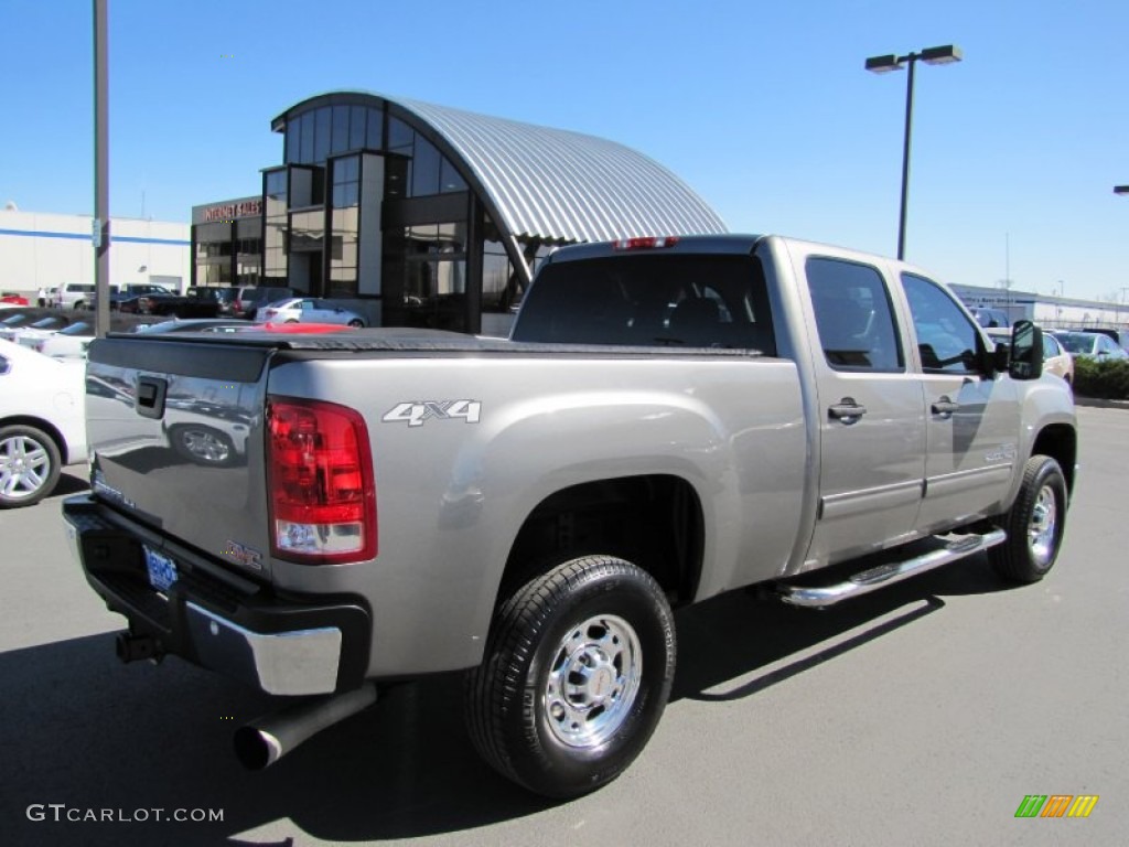 2007 Sierra 2500HD SLE Crew Cab 4x4 - Steel Gray Metallic / Ebony Black photo #7