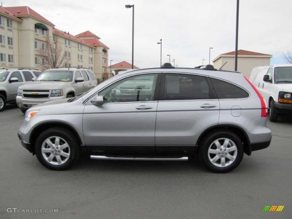 2008 CR-V EX-L 4WD - Whistler Silver Metallic / Black photo #4